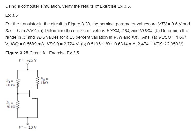 Solved Using a computer simulation, verify the results of | Chegg.com