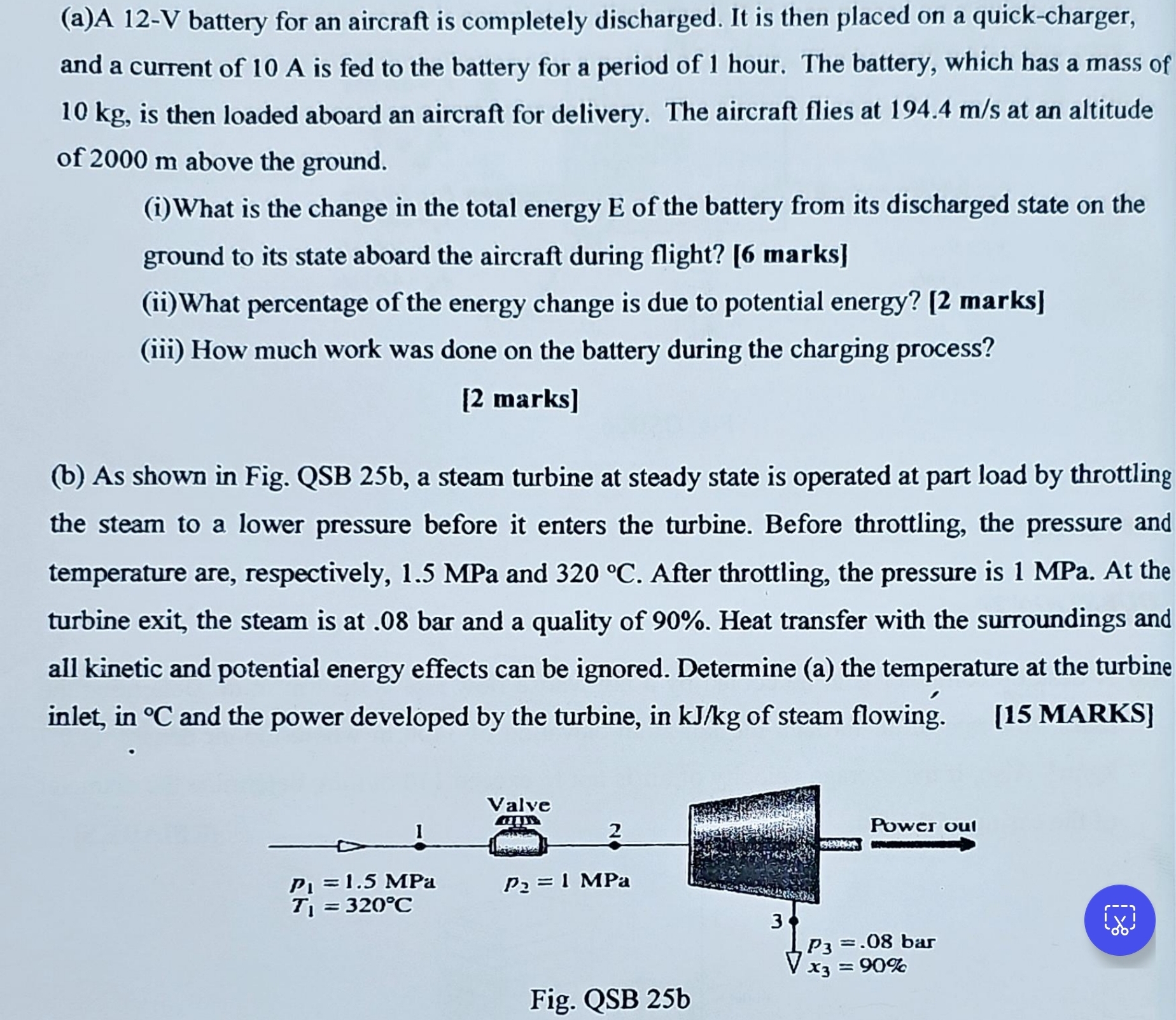 Solved (a)A 12-V Battery For An Aircraft Is Completely | Chegg.com