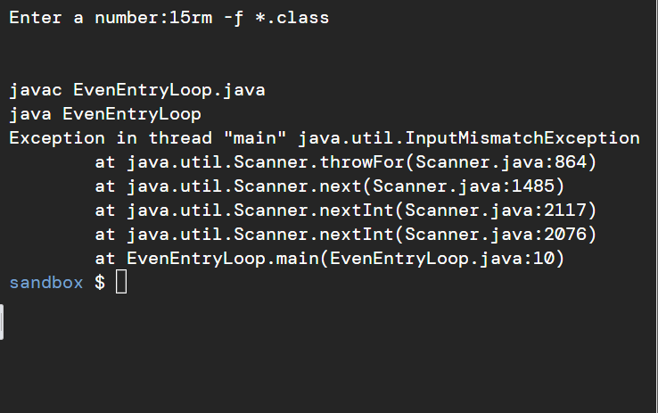 Solved Enter a number:15rm -f *.class javac | Chegg.com
