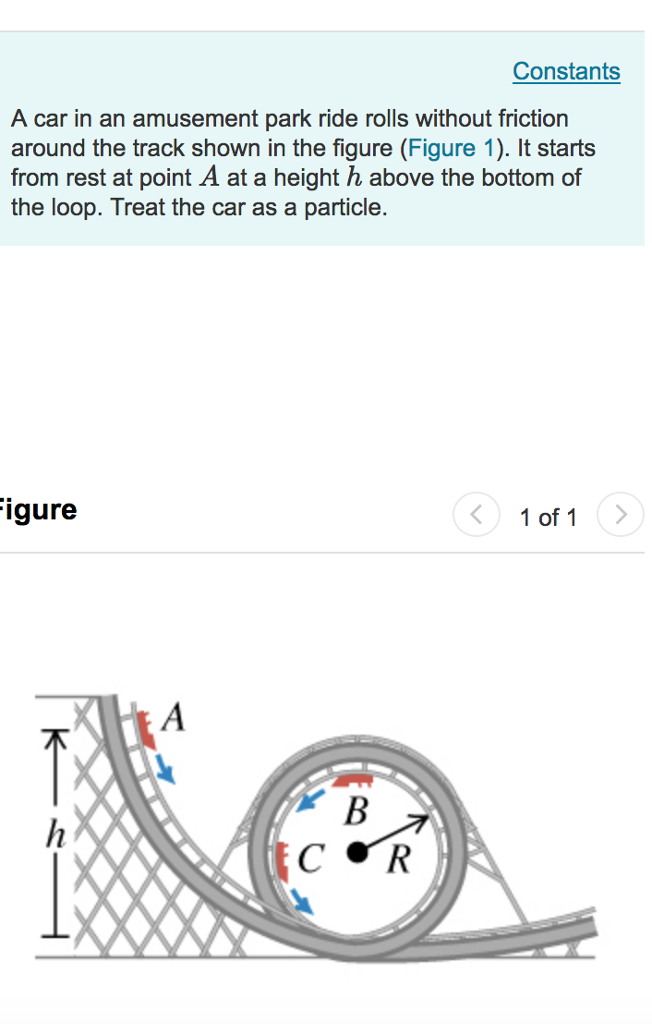 Solved Constants A car in an amusement park ride rolls