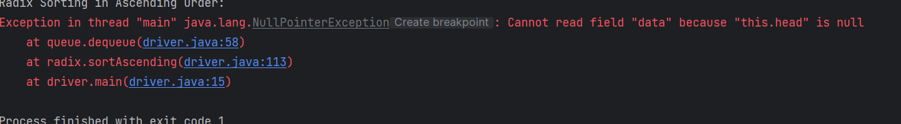 Solved Getting an error in my code please help me fix it. | Chegg.com