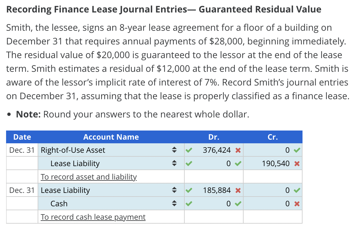 solved-recording-finance-lease-journal-entries-guaranteed-chegg