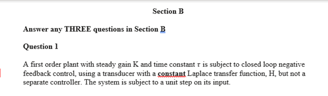 Solved Section B Answer Any Three Questions In Section B