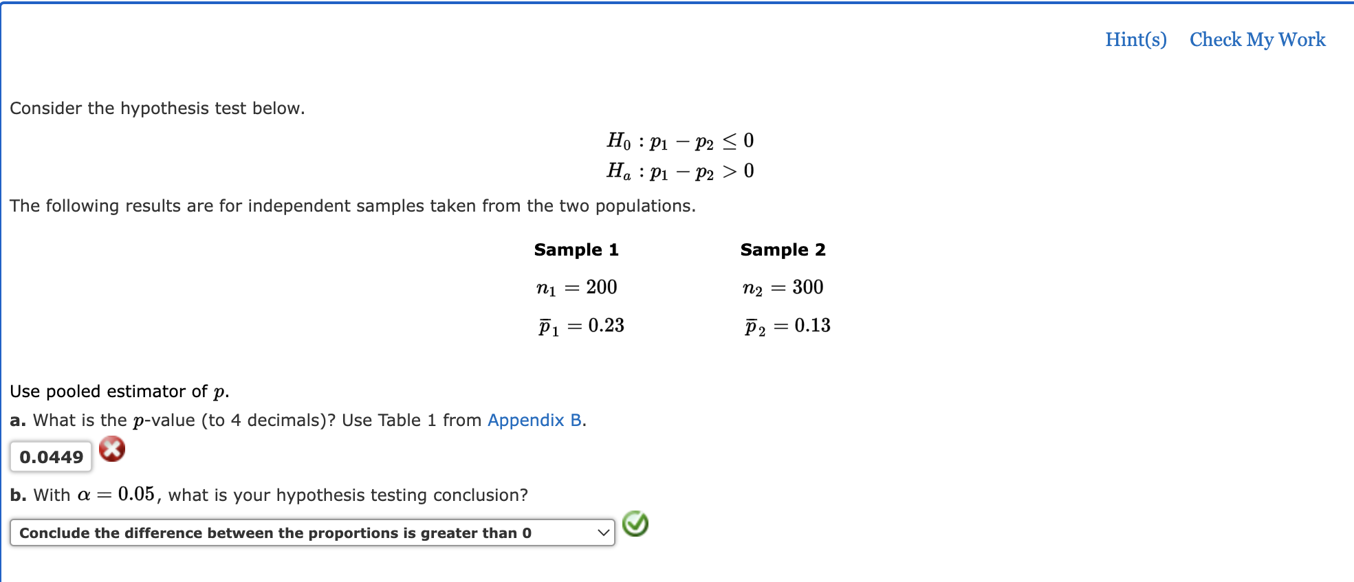 Solved Consider The Hypothesis Test Below. | Chegg.com