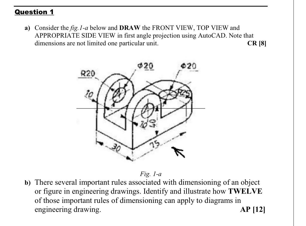 Solved Question 1 A) Consider The Fig. 1-a Below And DRAW | Chegg.com