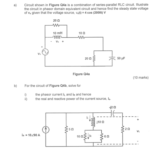 Solved Circuit shown in Figure Q4a is a combination of | Chegg.com