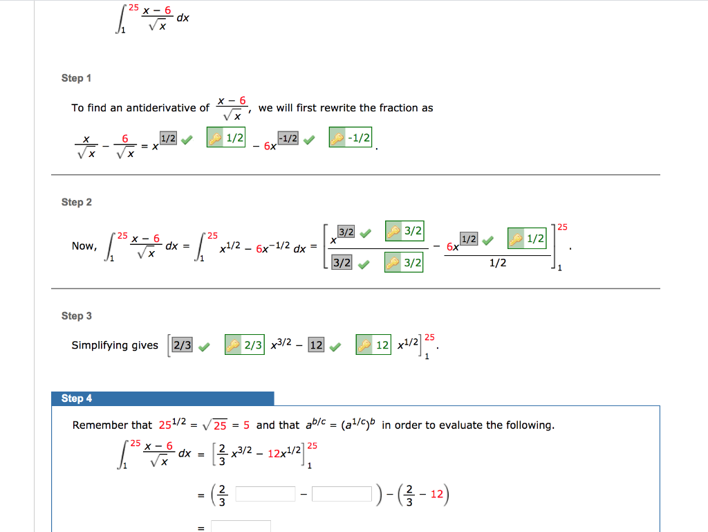 solved-125-x-6-dx-ji-vx-step-1-to-find-an-antiderivative-chegg