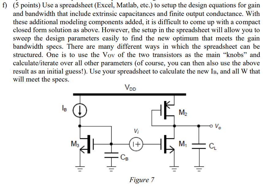 Solved Bonus Problem ( 20 points): Consider the schematic of | Chegg.com