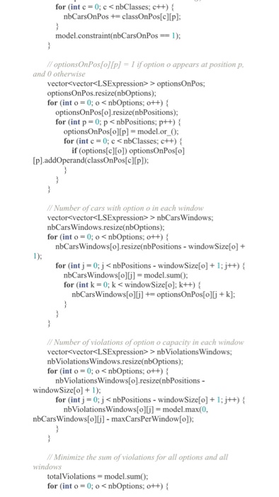 C++ code **car sequencing.cpp #include #include | Chegg.com