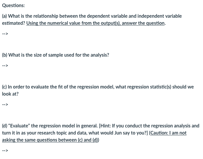 Solved The below regression outputs show the weight and | Chegg.com