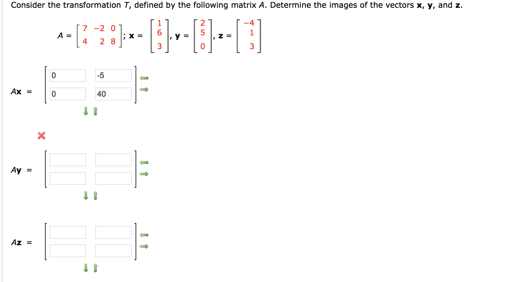 Solved Consider the transformation T, defined by the | Chegg.com