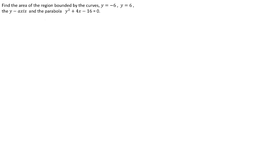 Solved Find the area of the region bounded by the curves , | Chegg.com