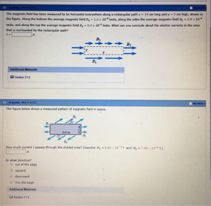 solved-the-magnetic-field-has-been-measured-to-be-horizontal-chegg