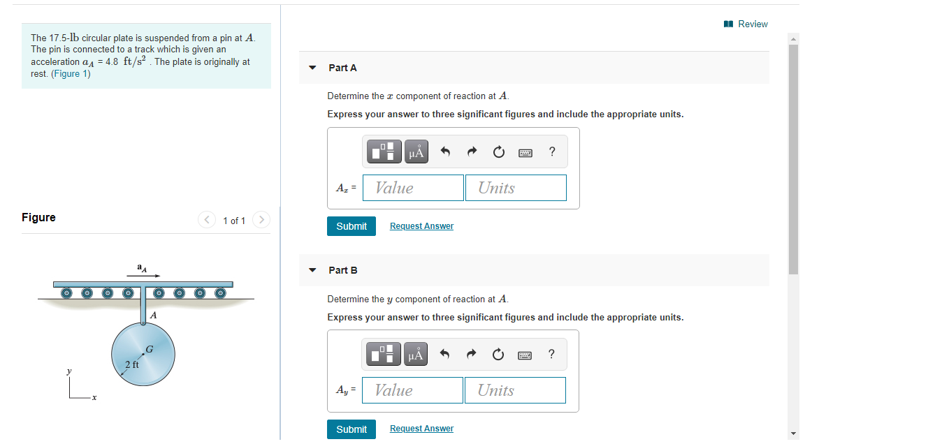 Solved Part C: Determine the angular acceleration of the | Chegg.com