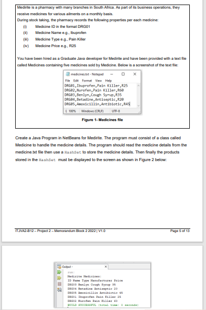 Solved Medirite is a pharmacy with many branches in South | Chegg.com