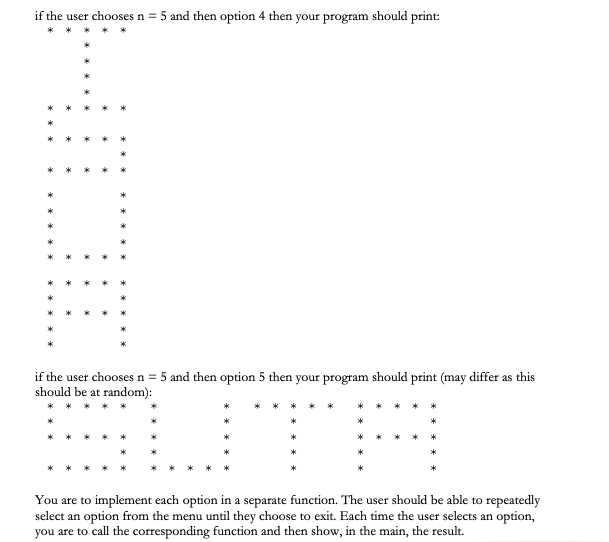 Problem #5 Write a program that allows the user to | Chegg.com