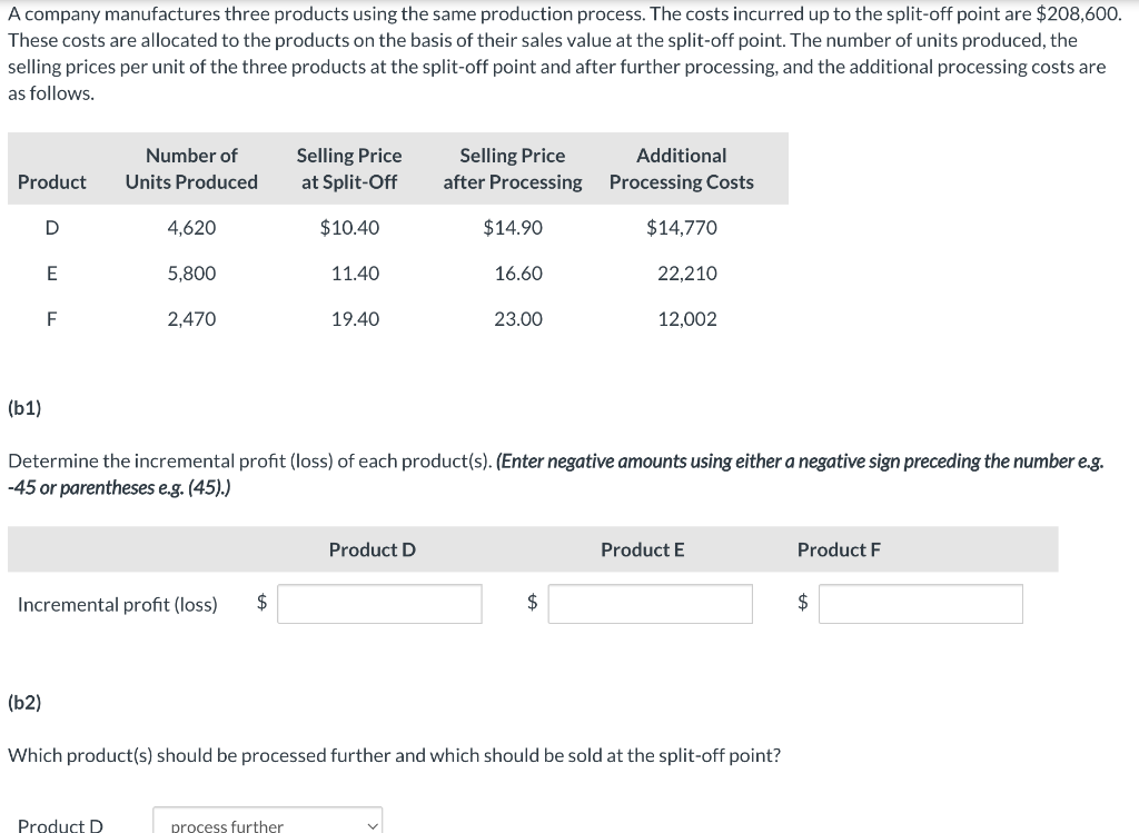 Solved A Company Manufactures Three Products Using The Same | Chegg.com