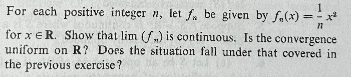 Solved For each positive integer n, let fn be given by | Chegg.com