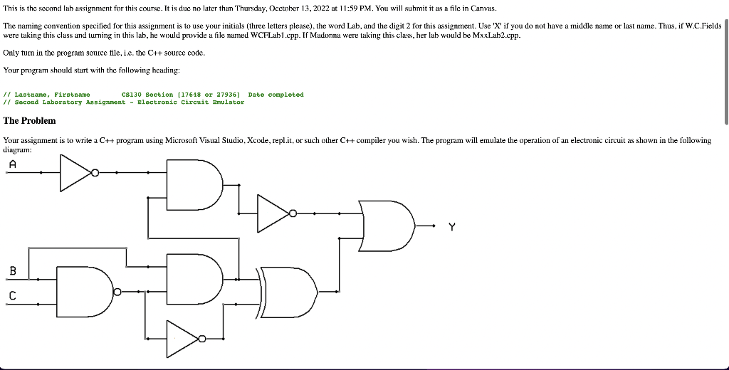 Solved This is the second lab assignment for this course. It | Chegg.com