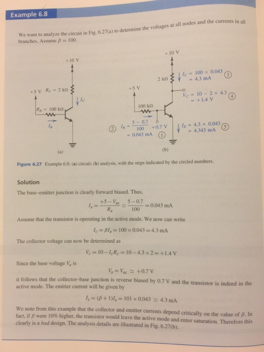 Solved We want to analyze the circuit of Fig. 6.26(a) to | Chegg.com