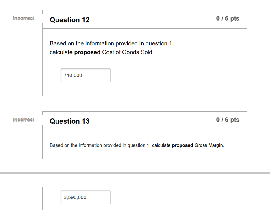 Solved Based on the information provided in question 1, | Chegg.com