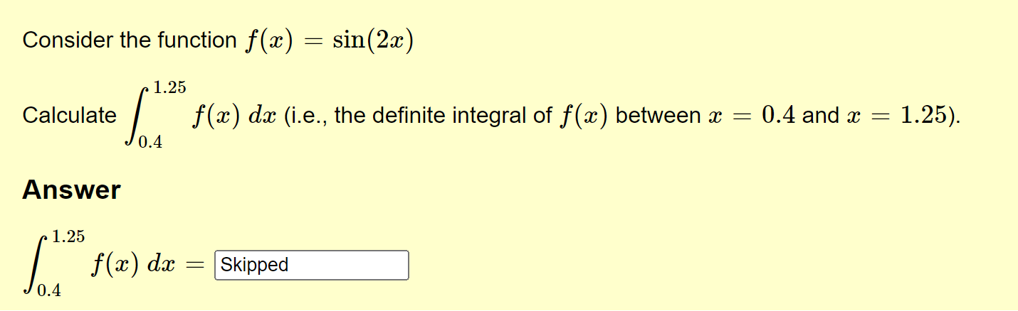 Solved Consider The Function F(x)=sin(2x) Calculate | Chegg.com