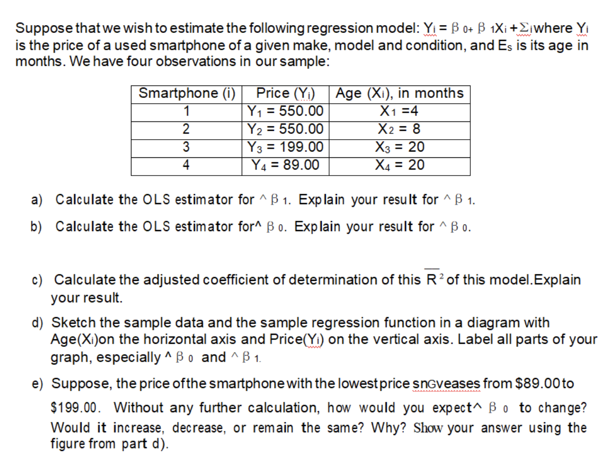 Solved Suppose That We Wish To Estimate The Following | Chegg.com