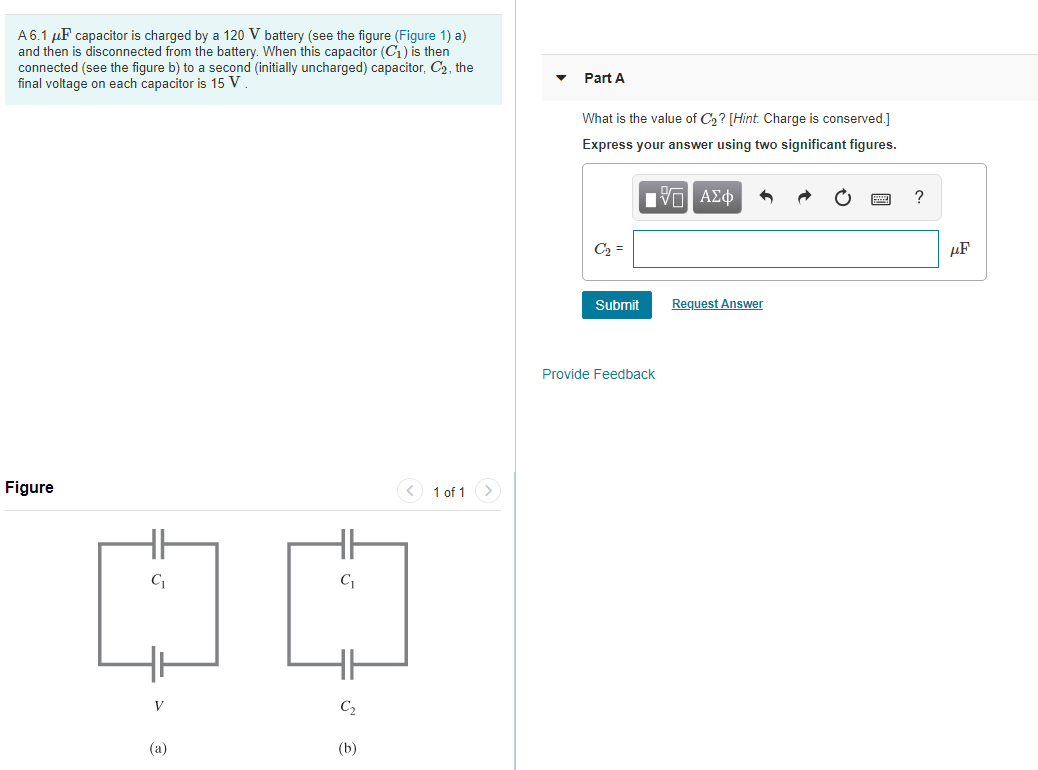 Solved A6 1 Uf Capacitor Is Charged By A 120 V Battery See Chegg Solved A6 1 Uf Capacitor Is Charged By A 120 V Battery See Chegg