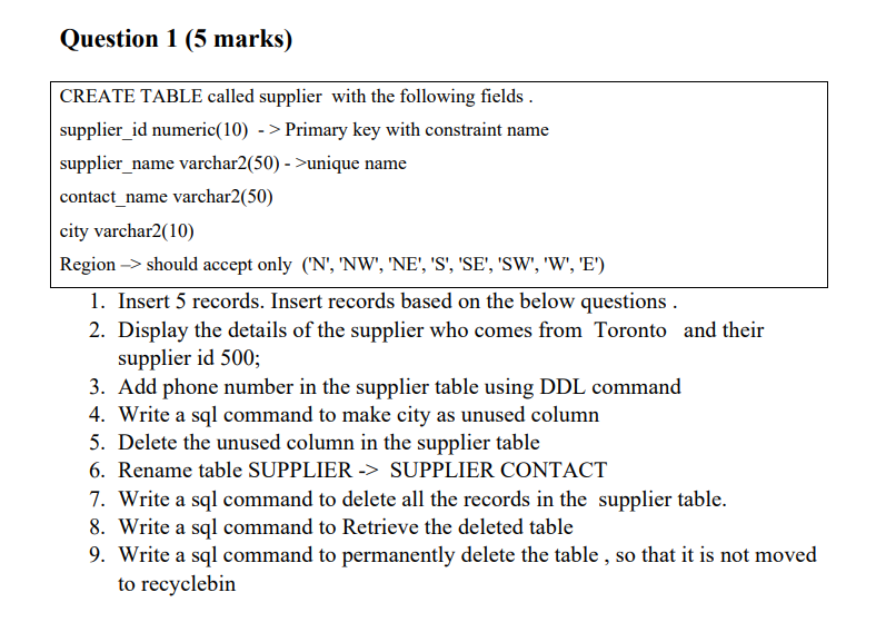 Solved Instructions: Be Sure To Read The Following General | Chegg.com