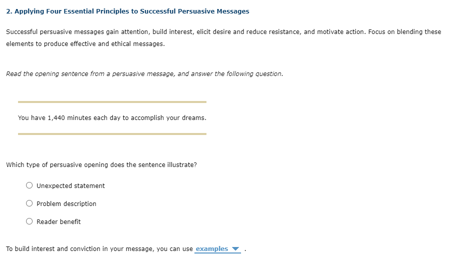 Solved 2. Applying Four Essential Principles to Successful | Chegg.com