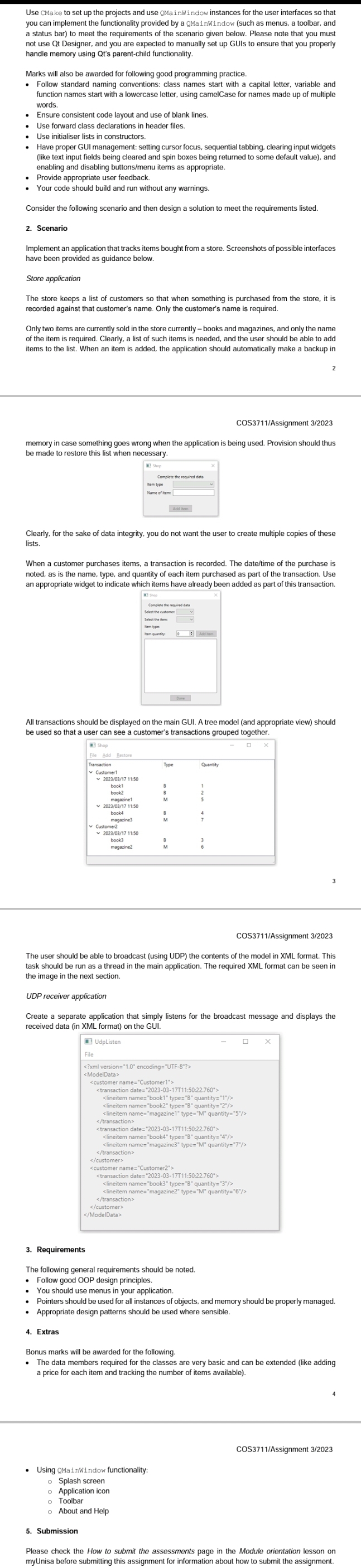 Solved Using C++ and qt please provide a schematic for the | Chegg.com