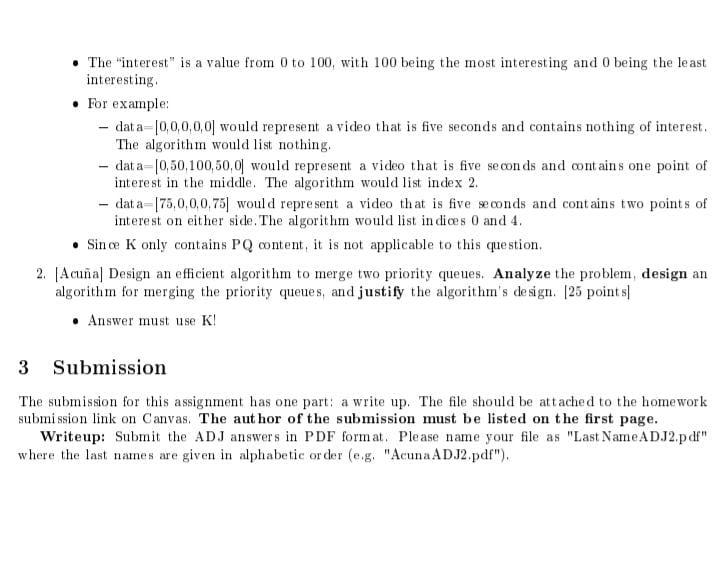 ADJ Problem Set - 1 ADJ Rules et 1 In this | Chegg.com