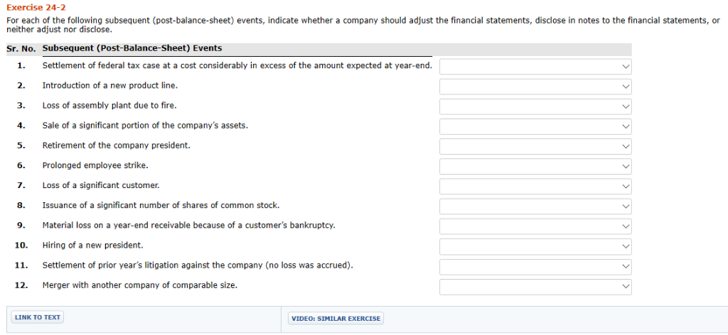 solved-exercise-24-2-for-each-of-the-following-subsequent-chegg