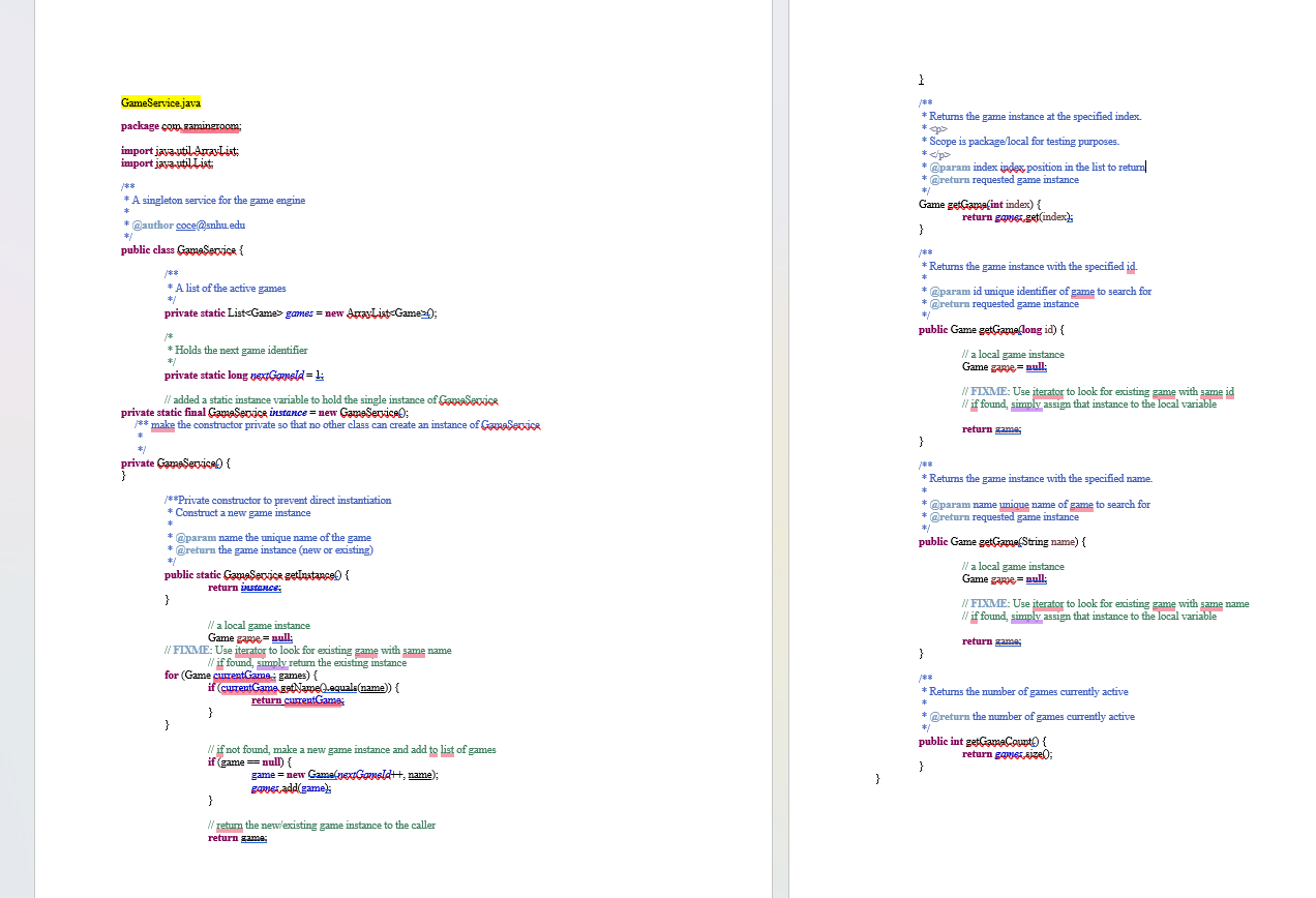 Game Programming Error Examples Solved Can someone help me with my code. I have errors at | Chegg.com