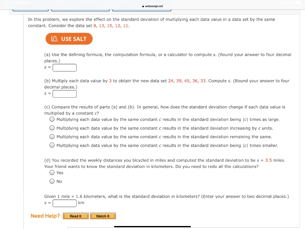 Solved webassign.net In this problem, we explore the effect | Chegg.com