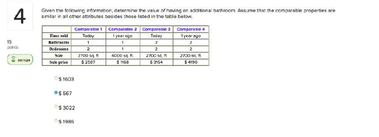 Solved 4 Given the following information, determine the | Chegg.com
