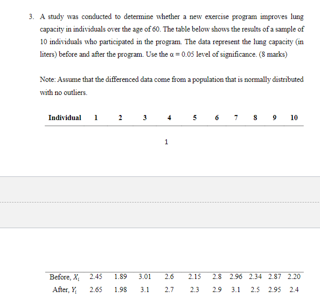 Solved 3. A Study Was Conducted To Determine Whether A New | Chegg.com