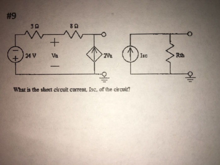 Solved what if the short circuit current isc of the chegg