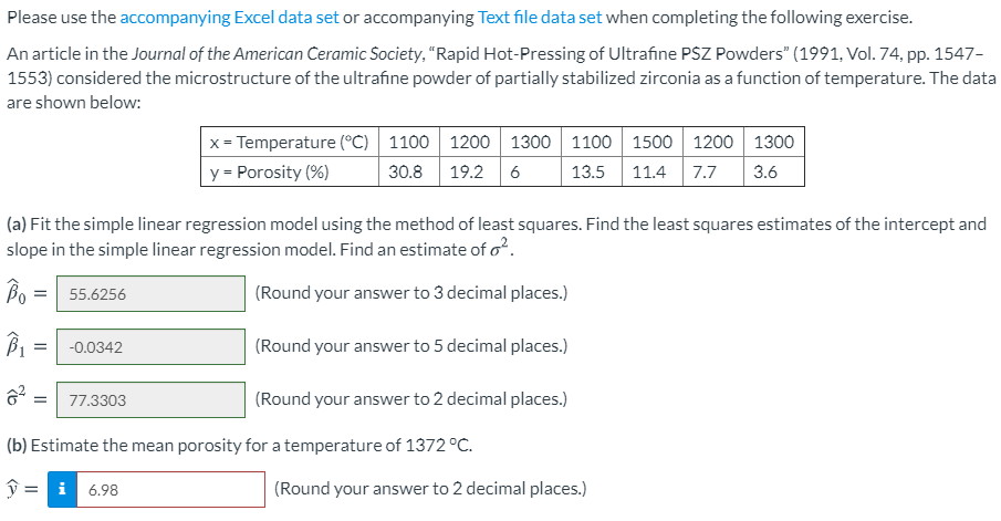 The Excel file contains data collected from 165