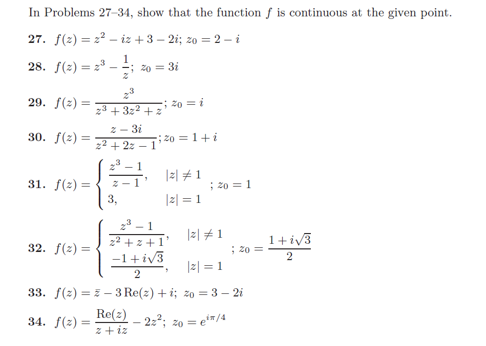 Solved Complex Analysis I want to know many details of these | Chegg.com