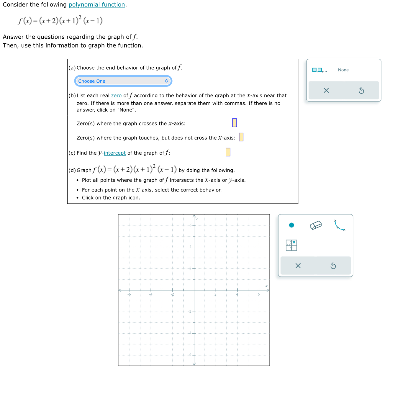 Solved Consider The Following Polynomial Function. | Chegg.com