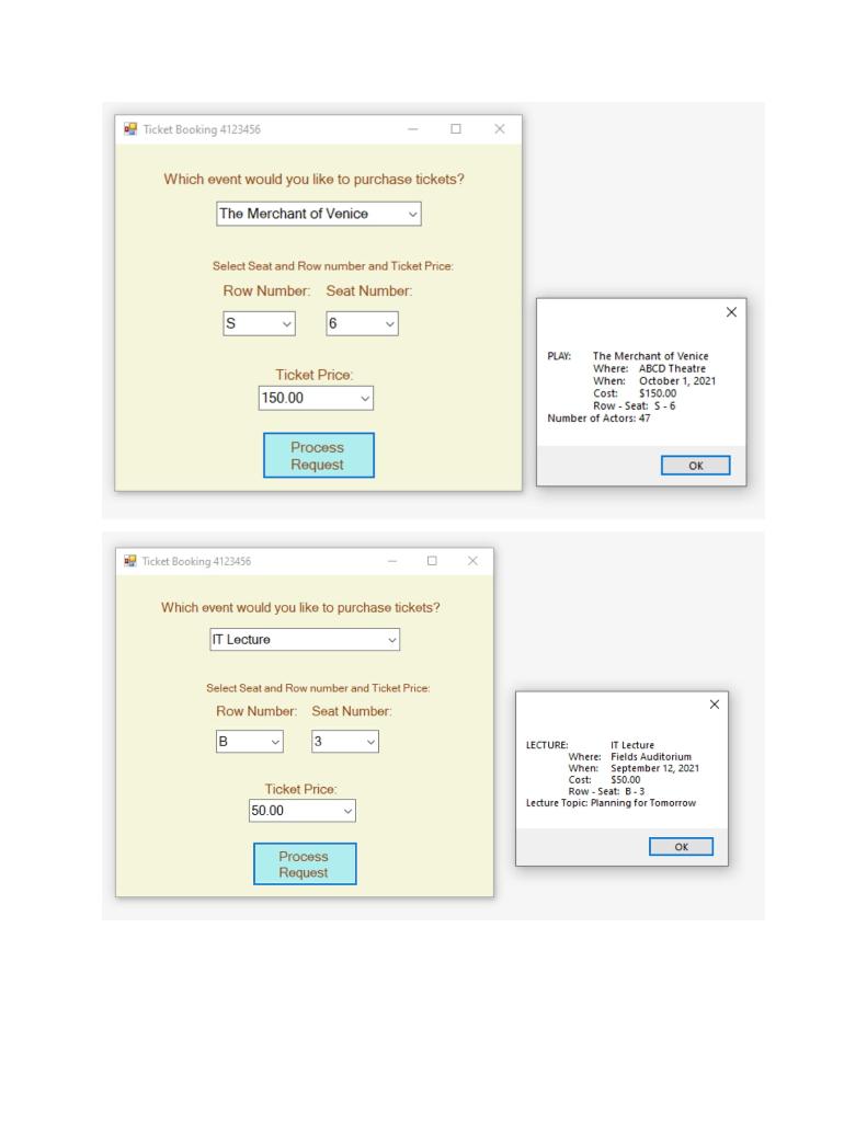 Solved Note: Create a namespace - Ticket Booking + student | Chegg.com