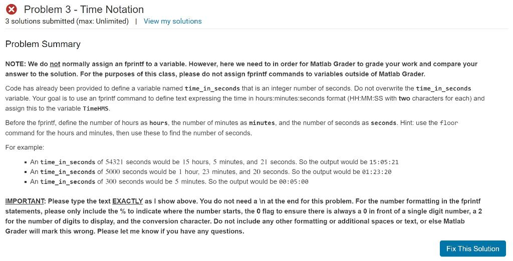 Solved Problem Summary Note: We Do Not Normally Assign An 