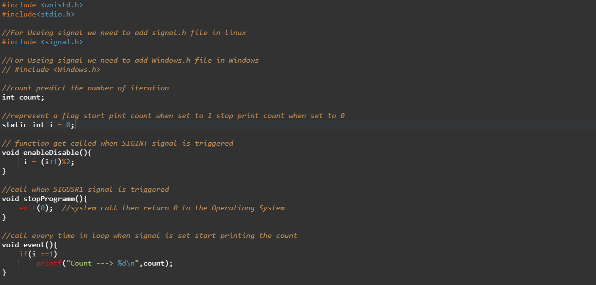 Solved Part 1 Write C Program Linux Runs Infinite Loop Sleeping Intervals 2 Seconds Program Start Q