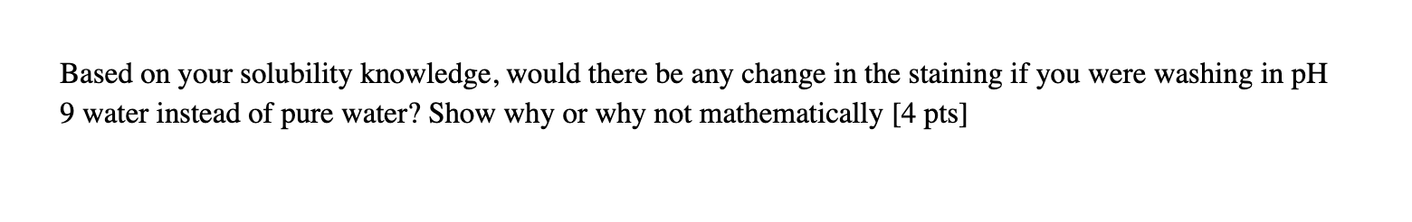 Solved 3. Iron concentrations greater than 9.1×10−5M in | Chegg.com