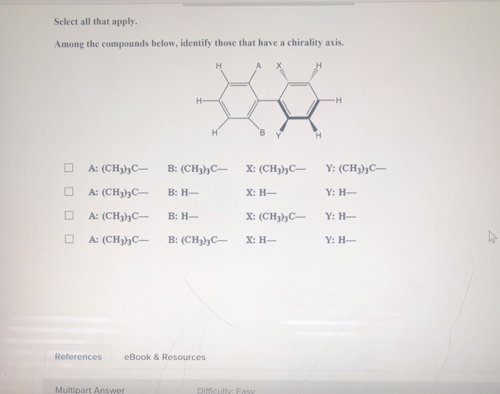 Solved Select all that apply. Among the compounds below, | Chegg.com