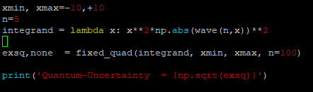Solved from scipy import special, integrate from | Chegg.com