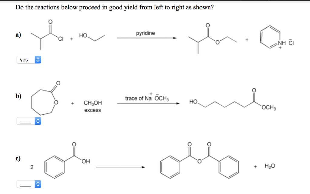 Solved Acyl Transfer Direction Do the reactions below | Chegg.com