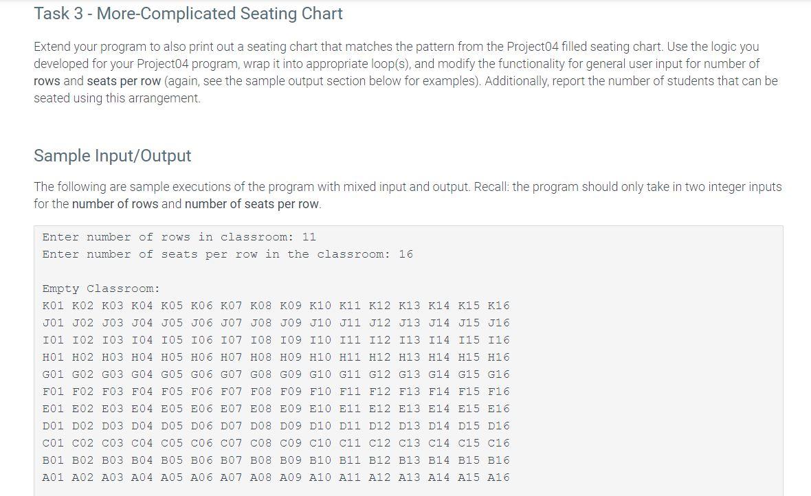 Solved Description of Programming Tasks Task 1 - Empty | Chegg.com