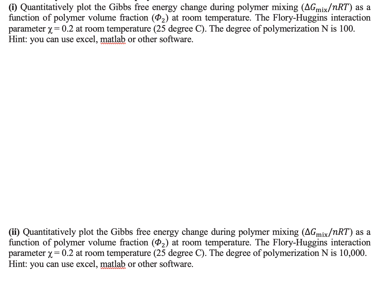 Temperatures and mixing interactions